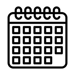 Calendar line icon