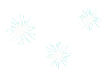 Obraz premium Radian stars. On isolated transparent background.