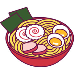 Ramen Vector Illustration