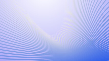 A flowing abstract background with curved blue and purple lines creating a dynamic, striped pattern.
