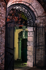 Udine. A magical Christmas atmosphere bathed in lights.