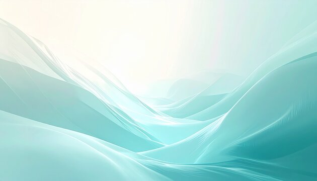 Smooth abstract blue wave background featuring a flowing vector design with light curves and digital technology lines creating a professional business backdrop texture