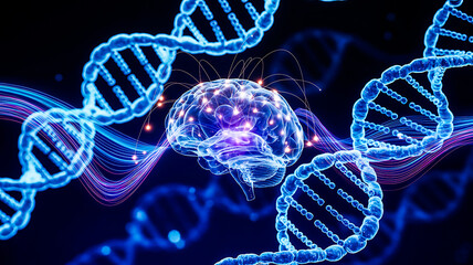 BrainDNAConnectionVisualizingGeneticIntelligence