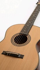 Fototapeta premium acoustic guitar close up