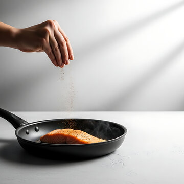 Pan Sear Salmon in Skillet