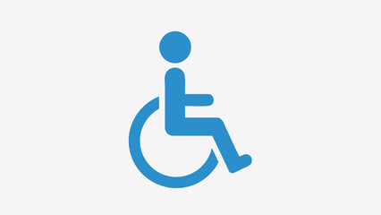 Accessibility Symbol: A simple, iconic representation of a person in a wheelchair, signifying accessibility, inclusivity, and the commitment to supporting those with disabilities.