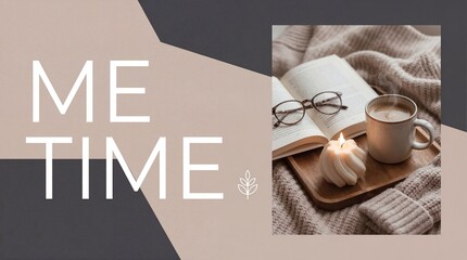 Me Time Modern Relaxation Banner