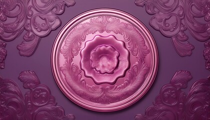 vintage stamp wax seal purple pink lavender