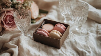 Enjoying sweet treats at a gathering