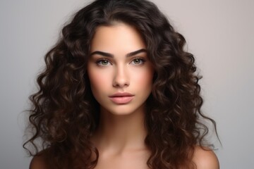 Portrait Virgin Brunette