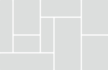 Geometric Gray Background With Rounded Rectangular Divisions For Content Keywords: geometric, gray, background, rounded, rectangles, divisions