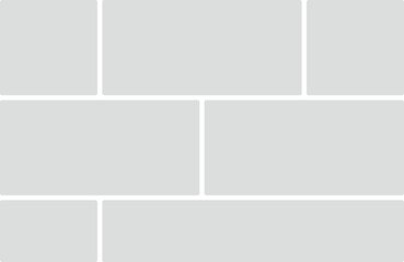 Grid layout with rounded rectangles in light gray and white borders template background