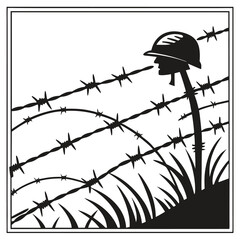 Tripwire Land Mine Silhouette.