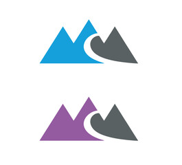 Mountain Wave Logo Design Concepts