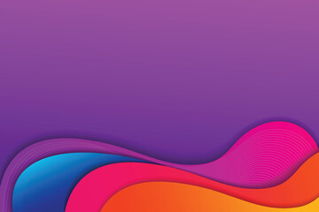 Abstract Wavy Background Vector