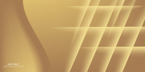 An abstract background using warm gold and beige tones. The design consists of diagonal lines and shapes that create a sense of dimension and detail.