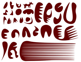 Dynamic Abstract Shapes and Stylized Figures Collection