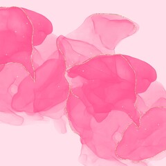  Alcohol Ink, Abstract, Pink, Gold, Watercolor, Fluid Art, Background, Luxury, Marble, Texture, Soft, Elegant, Dreamy, Rose, Magenta, Pastel, Glitter, Golden Veins, Ethereal, Feminine, Romantic, Moder