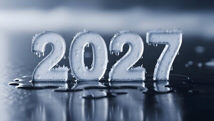 2027 Year Made of Melting Ice