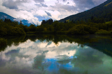 beautiful slovenian nature and mountains
