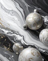 beautiful border frame of beautiful colorful Christmas baubles 