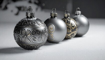 beautiful border frame of beautiful colorful Christmas baubles 