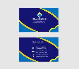 Modern Minimal Professional Business Card Design Template