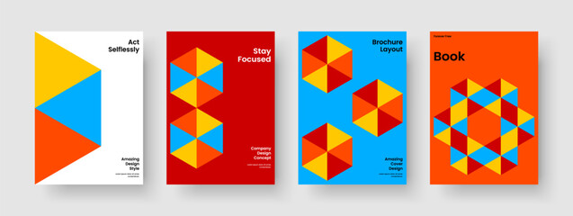 Obraz premium Isolated Flyer Layout. Abstract Book Cover Design. Modern Brochure Template. Report. Poster. Background. Banner. Business Presentation. Leaflet. Brand Identity. Newsletter. Handbill. Notebook