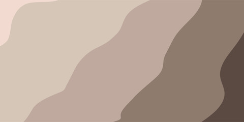 Abstract Wavy Lines in Earthy Tones.