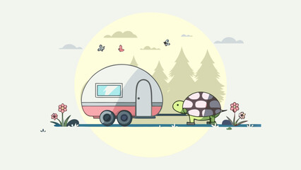 Dynamic abstract background with vibrant swirling lines and overlapping geometric shapes, modern vector art