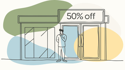 Abstract colorful background with intersecting lines and geometric forms, creating a modern textured effect