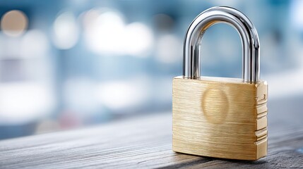 Circuit board with lock symbol shows importance of security in technology and data protection measures in internet systems for modern users