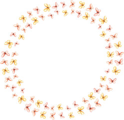 Delicate Floral Watercolor Wreath Nursery Design