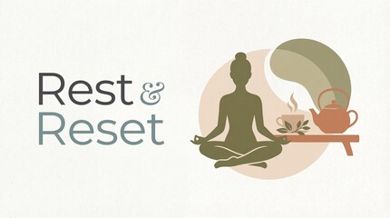 Rest & Reset Modern Wellness Banner