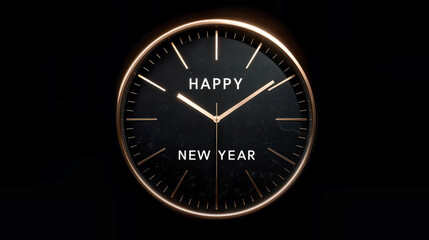 New Year clock