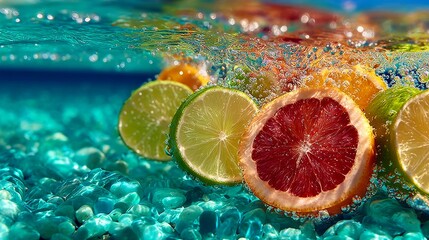 Citrus in water