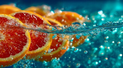 Citrus in water