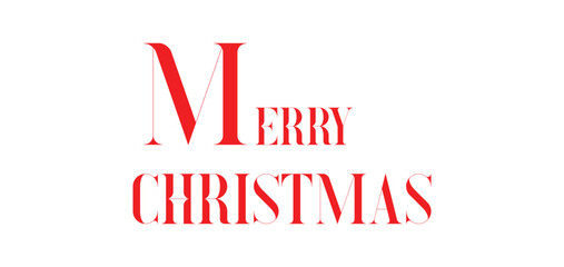 Merry Christmas Calligraphy Text vector.