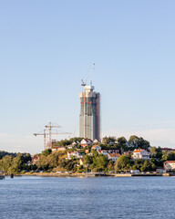 Iconic landmarks in the city centre of Gothenburg in Sweden
