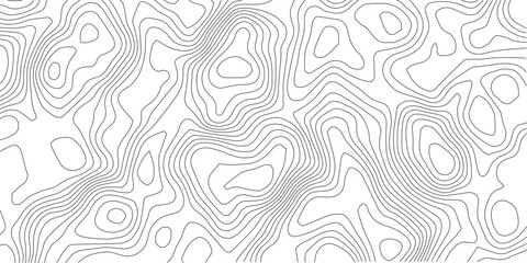 Abstract Topographic background. Geographic line map. Wavy pattern design. Paper texture imitation of a geographical map shades. Vector illustration.  © Manjur