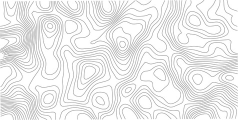 Abstract Topographic background. Geographic line map. Wavy pattern design. Paper texture imitation of a geographical map shades. Vector illustration.  © Manjur