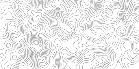 Abstract Topographic background. Geographic line map. Wavy pattern design. Paper texture imitation of a geographical map shades. Vector illustration.	