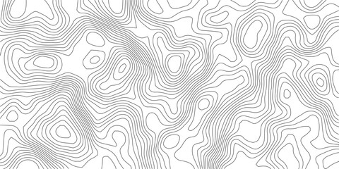 Abstract Topographic background. Geographic line map. Wavy pattern design. Paper texture imitation of a geographical map shades. Vector illustration.	