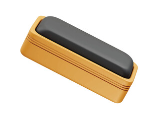 Duster icon 3d render illustration 