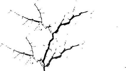 Black ink paint splash illustration