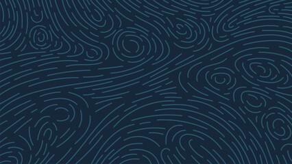 Blue Abstract Background with Flowing Lines Pattern