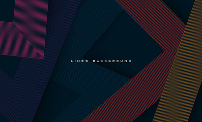 Abstract geometric vector background with modern lines for technology and business design