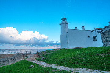 The scenic views of the İnceburun Lighthouse (Turkish: İnceburun Feneri) is an active lighthouse on the Black Sea coast, which was constructed in 1863 on İnceburun, on the cliffs of the northernmost p