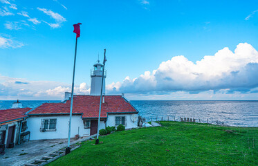 The scenic views of the İnceburun Lighthouse (Turkish: İnceburun Feneri) is an active lighthouse on the Black Sea coast, which was constructed in 1863 on İnceburun, on the cliffs of the northernmost p