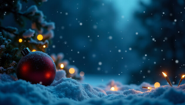 Colorful lights shining on a decorative garland during a festive celebration